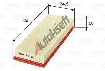 VALEO Vzduchov filtr VA 585190, 585190