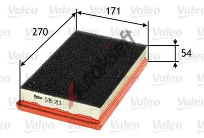 VALEO Vzduchov filtr VA 585213, 585213