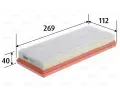 VALEO Vzduchov filtr ‐ VA 585219