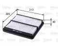 VALEO Vzduchov filtr ‐ VA 585232