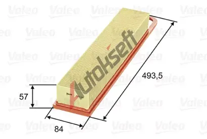 VALEO Vzduchov filtr VA 585247, 585247