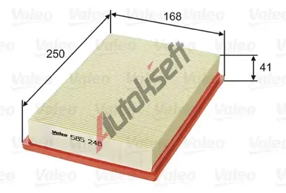 VALEO Vzduchov filtr VA 585248, 585248