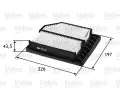 VALEO Vzduchov filtr ‐ VA 585253