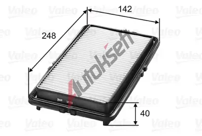 VALEO Vzduchov filtr VA 585261, 585261