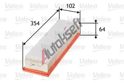 VALEO Vzduchov filtr VA 585311, 585311