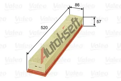 VALEO Vzduchov filtr VA 585323, 585323