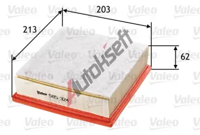 VALEO Vzduchov� filtr VA 585324, 585324