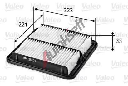 VALEO Vzduchov filtr VA 585334, 585334