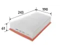 Vzduchov filtr VALEO ‐ VA 585355