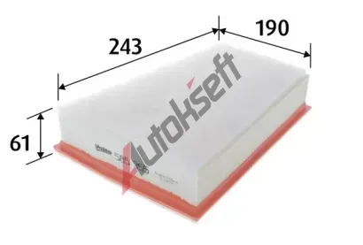 VALEO Vzduchov filtr VA 585355, 585355