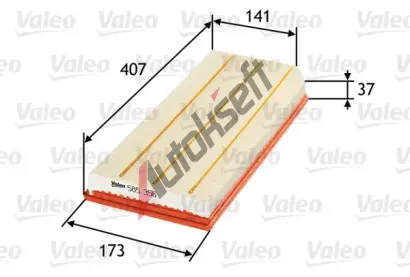 VALEO Vzduchov filtr VA 585356, 585356