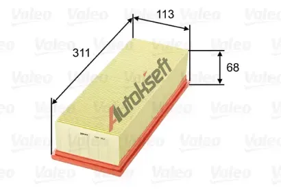 VALEO Vzduchový filtr VA 585362, 585362 VALEO Vzduchový filtr VA 585362, 585362