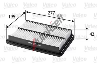 VALEO Vzduchov filtr VA 585388, 585388