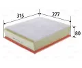 Vzduchov filtr VALEO ‐ VA 585396