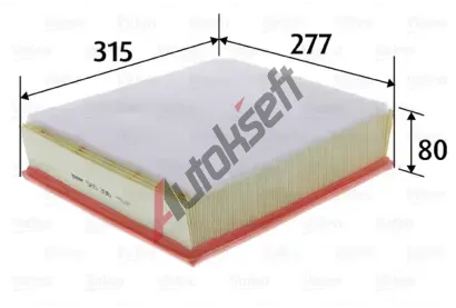 VALEO Vzduchov filtr VA 585396, 585396