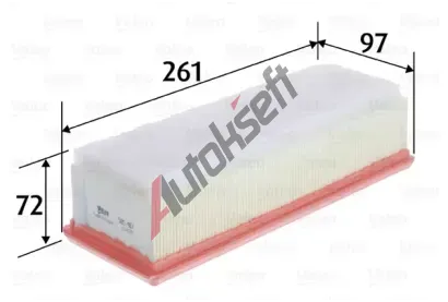 VALEO Vzduchov filtr VA 585417, 585417
