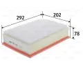 Vzduchov filtr VALEO ‐ VA 585419