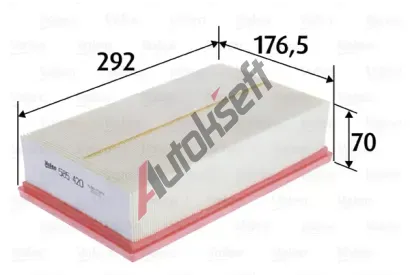 VALEO Vzduchov filtr VA 585420, 585420