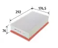 Vzduchov filtr VALEO ‐ VA 585421
