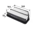 Vzduchov filtr VALEO ‐ VA 585425