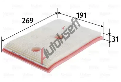 VALEO Vzduchov filtr VA 585431, 585431