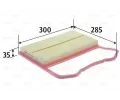 VALEO Vzduchov filtr ‐ VA 585435