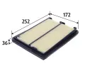 Vzduchov filtr VALEO ‐ VA 585443