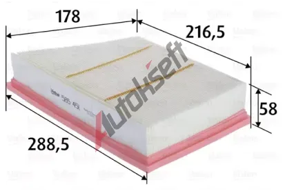 VALEO Vzduchov filtr VA 585451, 585451