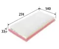 Vzduchov filtr VALEO ‐ VA 585457
