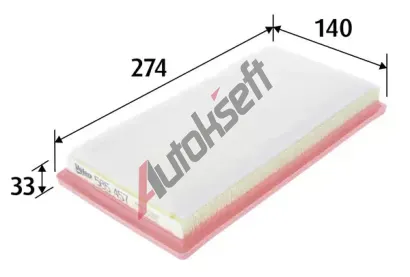 VALEO Vzduchov filtr VA 585457, 585457