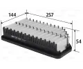Vzduchov filtr VALEO ‐ VA 585462