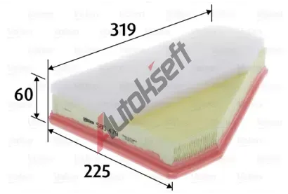 VALEO Vzduchov filtr VA 585479, 585479