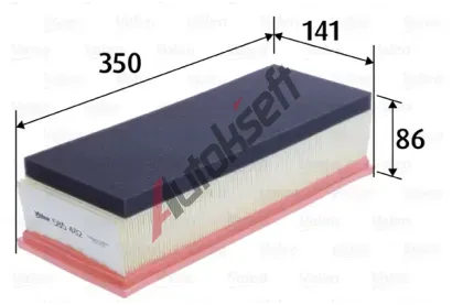 VALEO Vzduchov filtr VA 585482, 585482