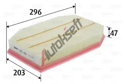 VALEO Vzduchov filtr VA 585491, 585491