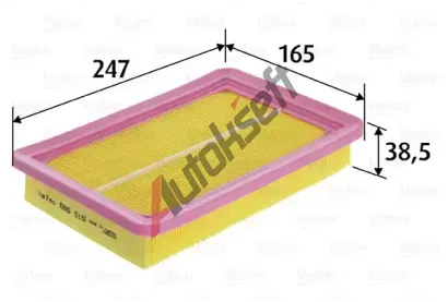 VALEO Vzduchový filtr VA 585515, 585515 VALEO Vzduchový filtr VA 585515, 585515