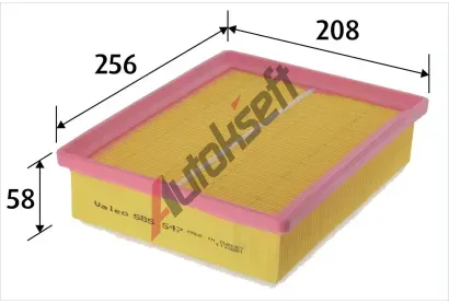 VALEO Vzduchov� filtr VA 585547, 585547
