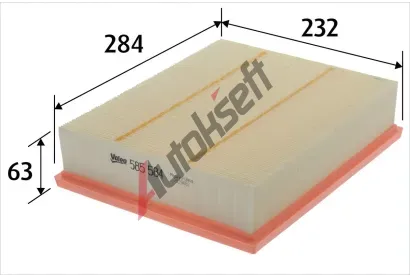 VALEO Vzduchový filtr VA 585584, 585584 VALEO Vzduchový filtr VA 585584, 585584