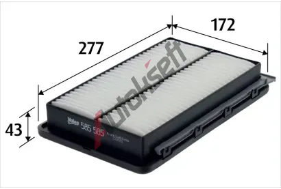 VALEO Vzduchov filtr VA 585585, 585585