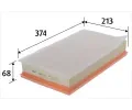 Vzduchov� filtr&nbsp;VALEO&nbsp;&dash;&nbsp;VA 585595