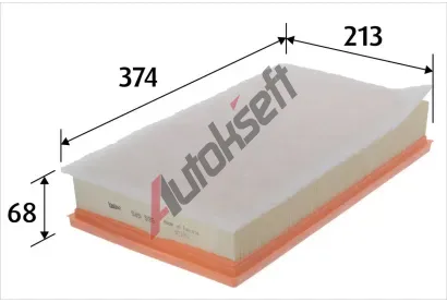 VALEO Vzduchový filtr VA 585595, 585595 VALEO Vzduchový filtr VA 585595, 585595