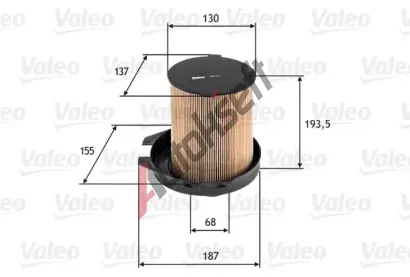 VALEO Vzduchov filtr VA 585603, 585603