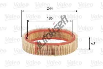 VALEO Vzduchov filtr VA 585606, 585606