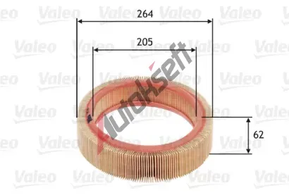 VALEO Vzduchov filtr VA 585607, 585607