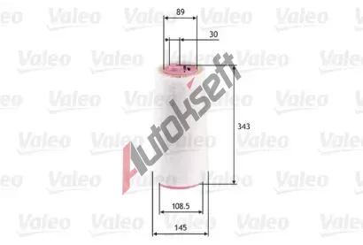 VALEO Vzduchov filtr VA 585617, 585617