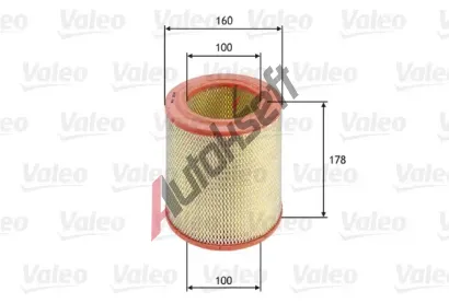 VALEO Vzduchov filtr VA 585618, 585618