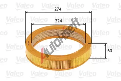 VALEO Vzduchov filtr VA 585620, 585620