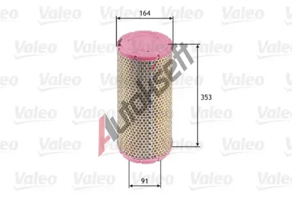 VALEO Vzduchov filtr VA 585624, 585624