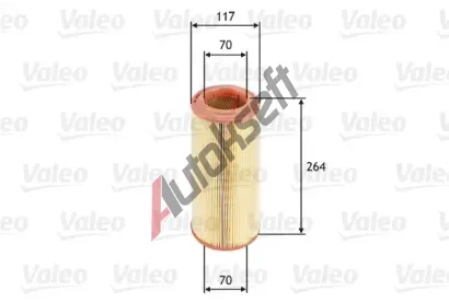 VALEO Vzduchov filtr VA 585626, 585626