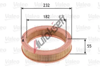 VALEO Vzduchov filtr VA 585632, 585632