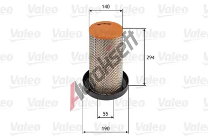 VALEO Vzduchov filtr VA 585637, 585637